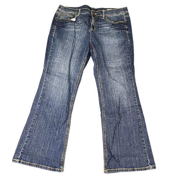 women's Tommy Hilfiger size 16 American Hope blue jeans bootcut excellent - Picture 1 of 11